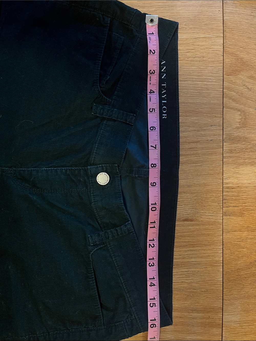 Ann Taylor Deep Forest Straight Leg Cords - Picture 5 of 6